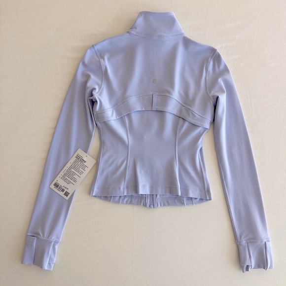 ❌ Sold NWT Lululemon Define Cropped Jacket *Nulu Serene Blue Size 4 - Picture 3 of 16